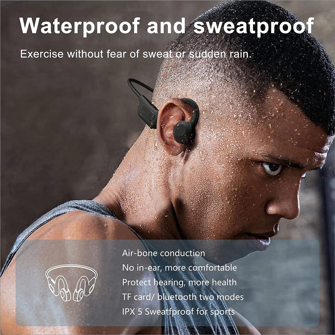 accesorios para electronica - Auriculares de oído abierto, inalámbricos, Bluetooth, audifonos, conducción  4