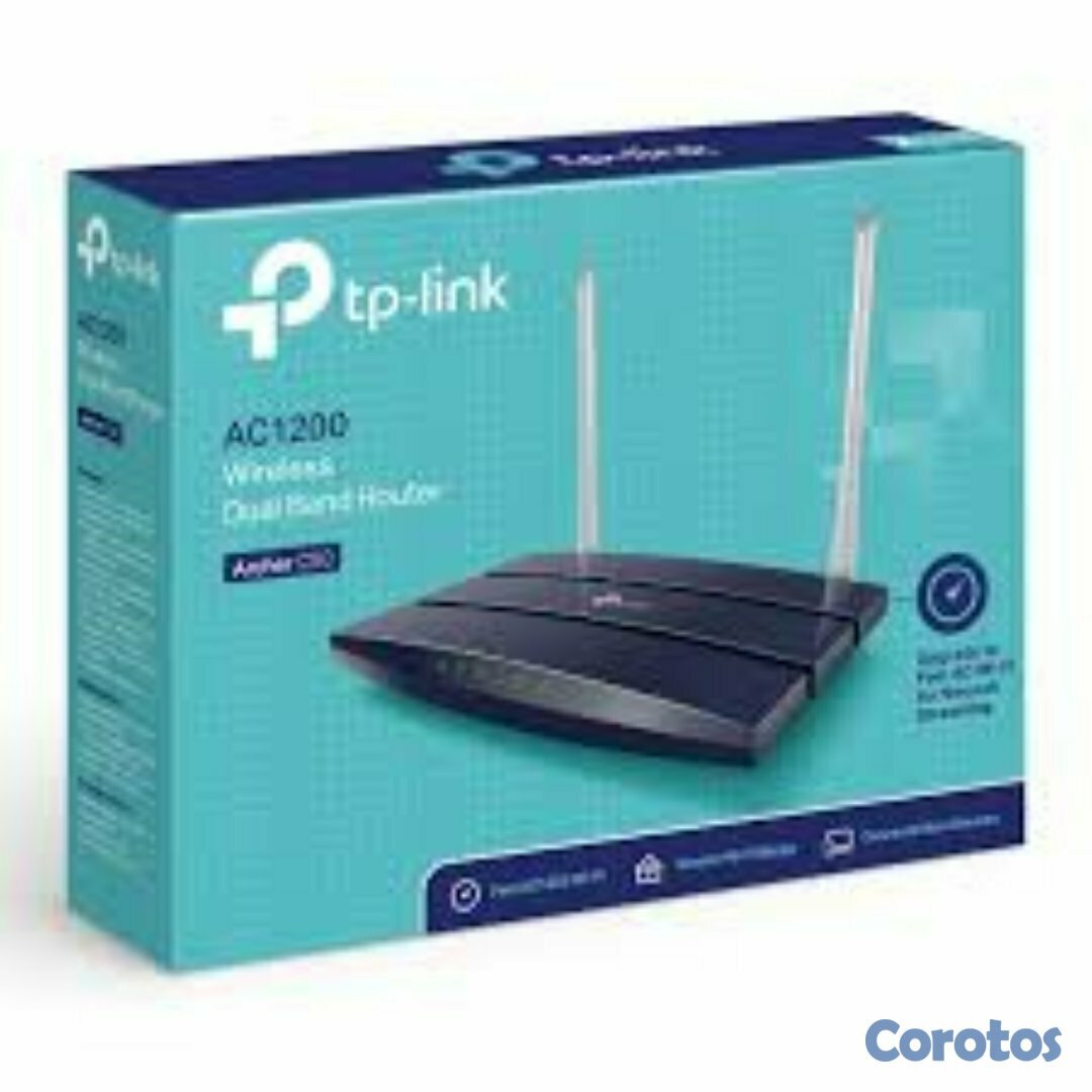 computadoras y laptops - ROUTER INALAMBRICO TP-LINK ARCHER C50 (US) AC1200, 2.4GHZ/300MBPS, 5.0GHZ/867MBP 2