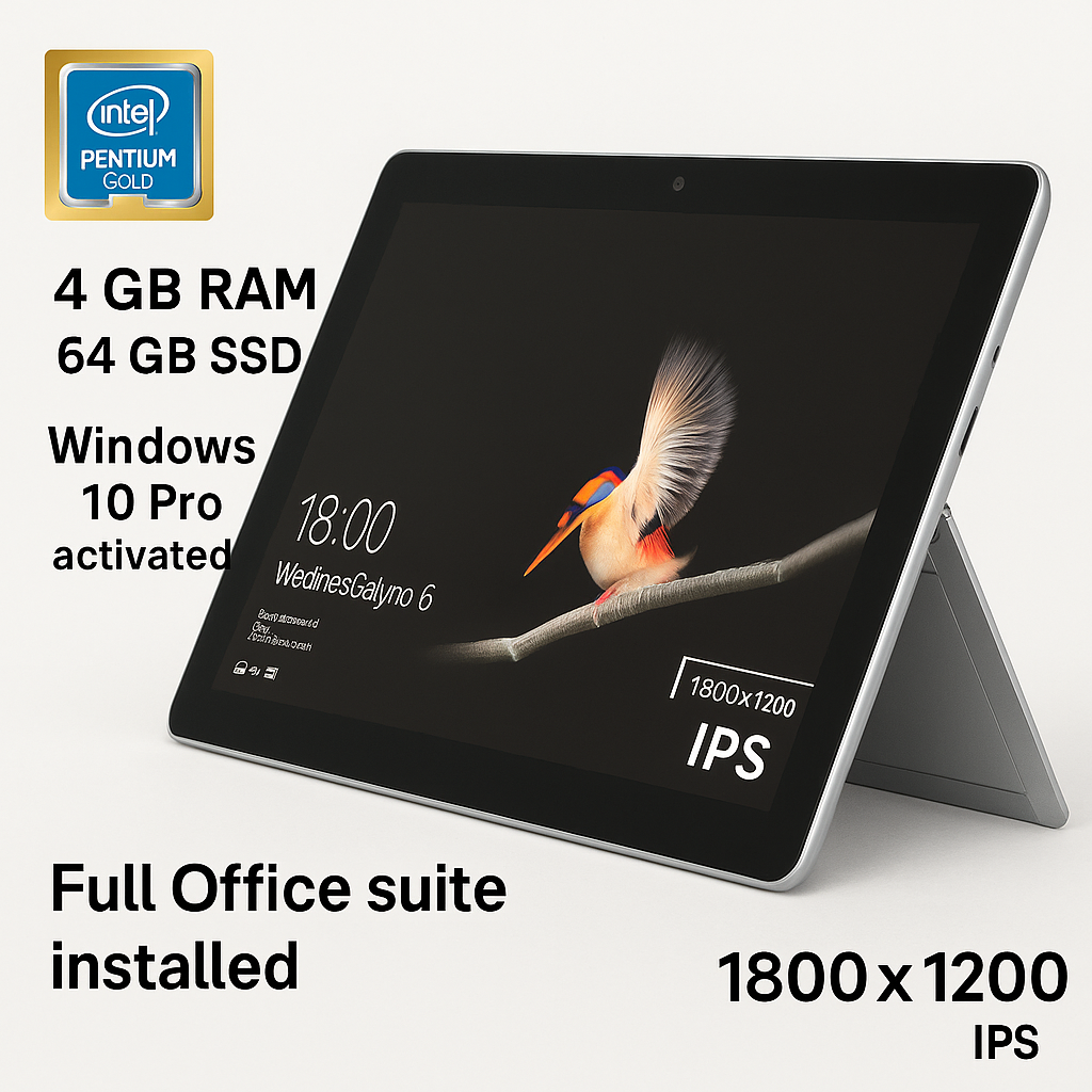 computadoras y laptops - Surface Go con Windows 10 Pro y Office full