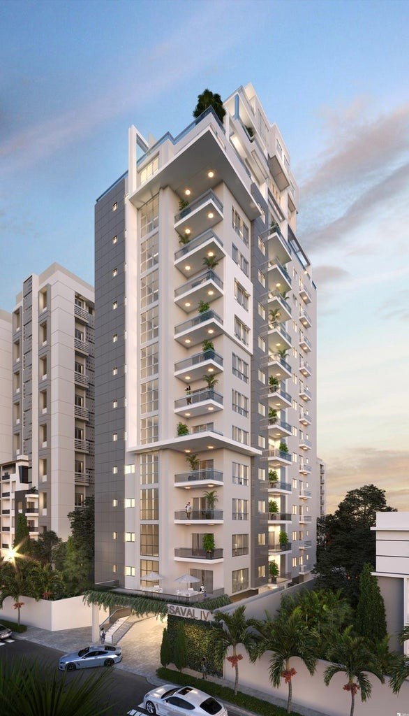 apartamentos - Apartamento con amplio lobby de dos habitaciones en Naco