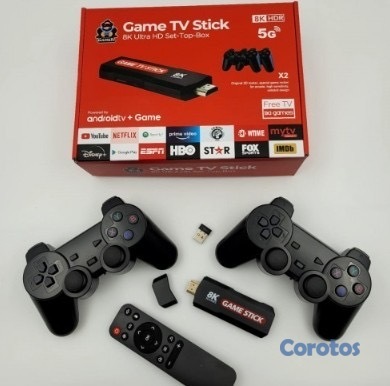 consolas y videojuegos - Q9 USB 2,0 sistema Dual Game Stick 8K consola de v 1