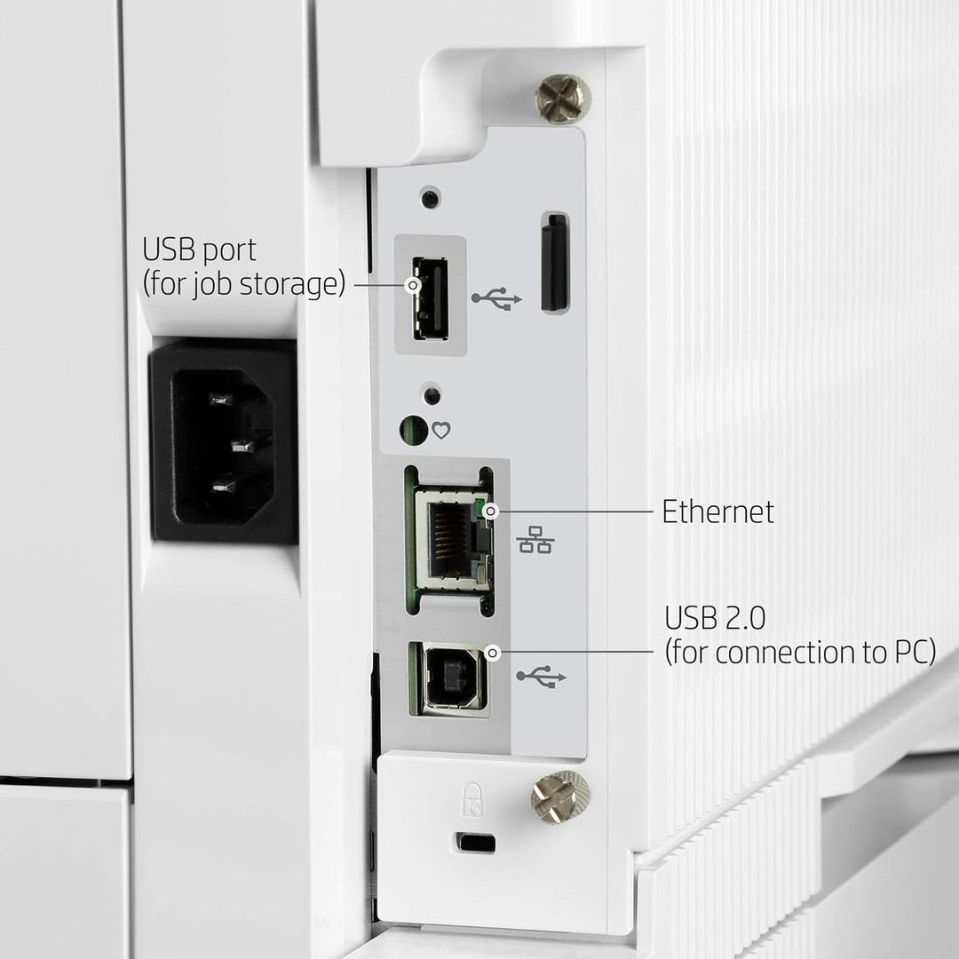 impresoras y scanners - Impresora HP LaserJet Enterprise M607n monocromática con Ethernet incorporado 3