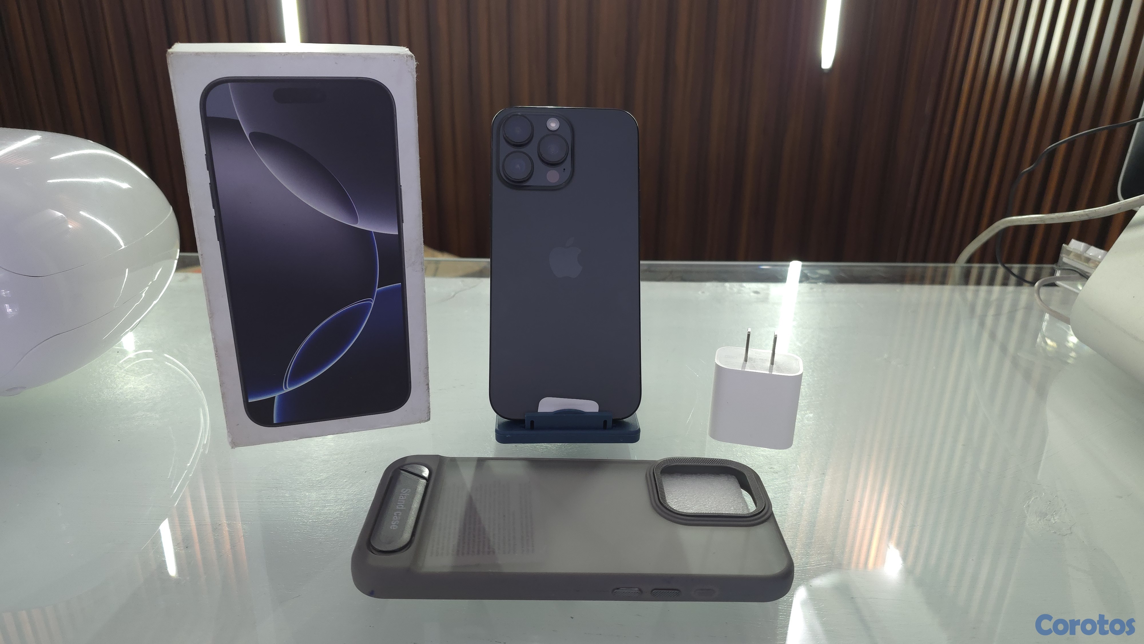 celulares y tabletas - iPhone 16 Pro Max 256GB Negro en su caja completo 2