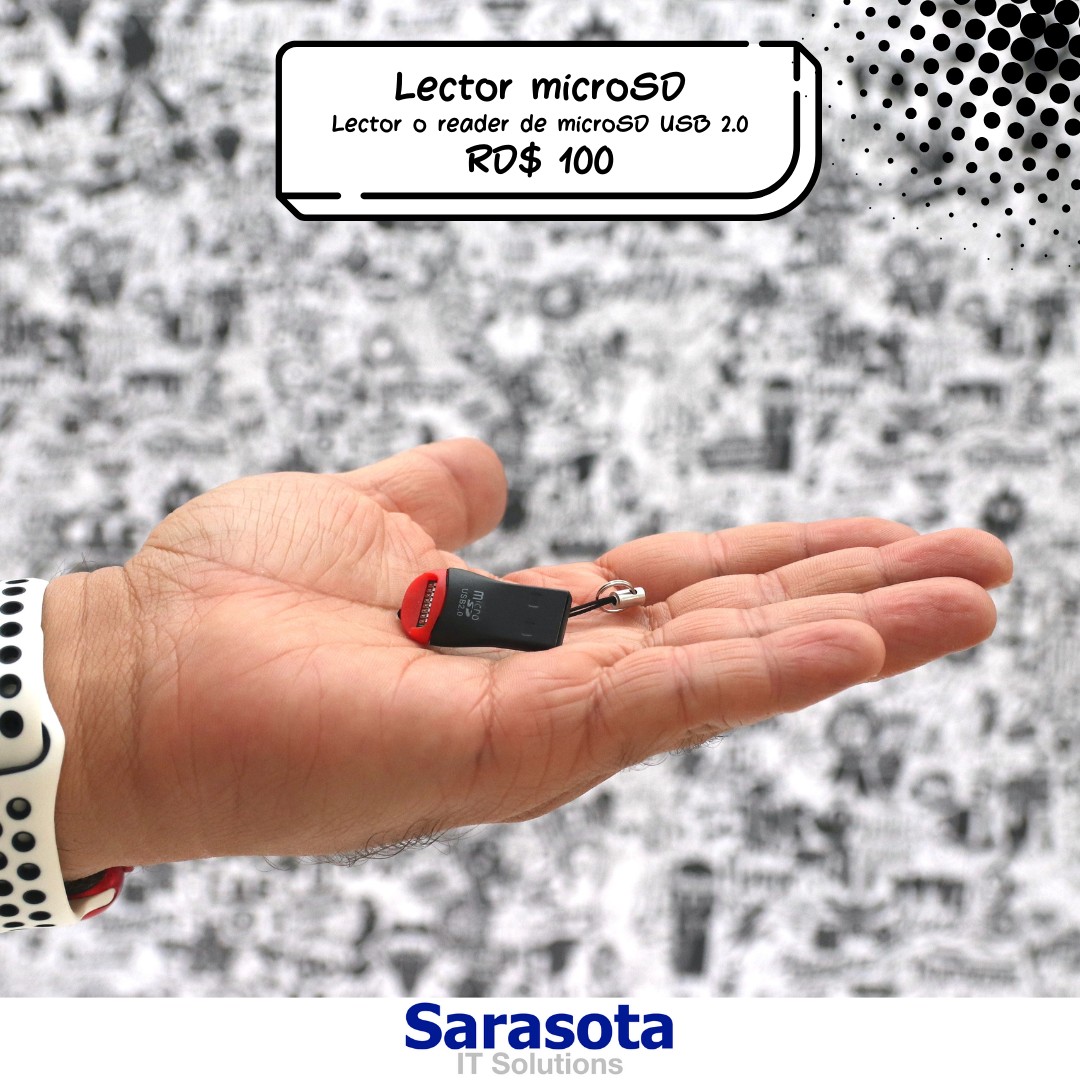accesorios para electronica - Adaptador microSD a USB 2.0 (Somos Sarasota)