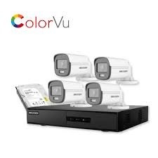 camaras y audio - Kit de 4 camara de seguridad jnice color vu vision nocturna a color 3