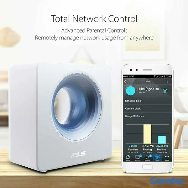 accesorios para electronica - Asus Blue Cave AC2600 Dual-Band Wireless Router  6