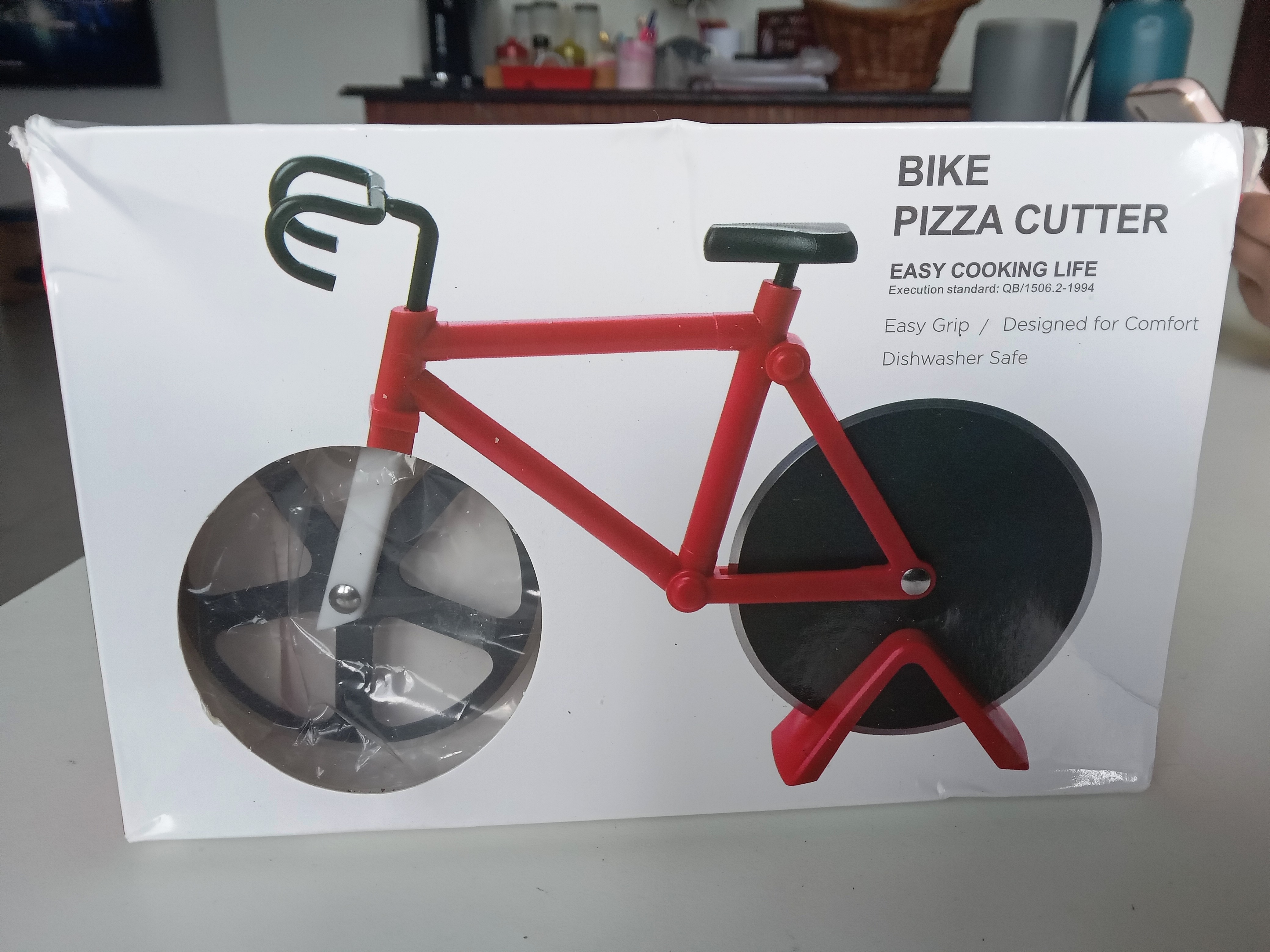 cocina - Cortador de pizza en forma de bicicleta 