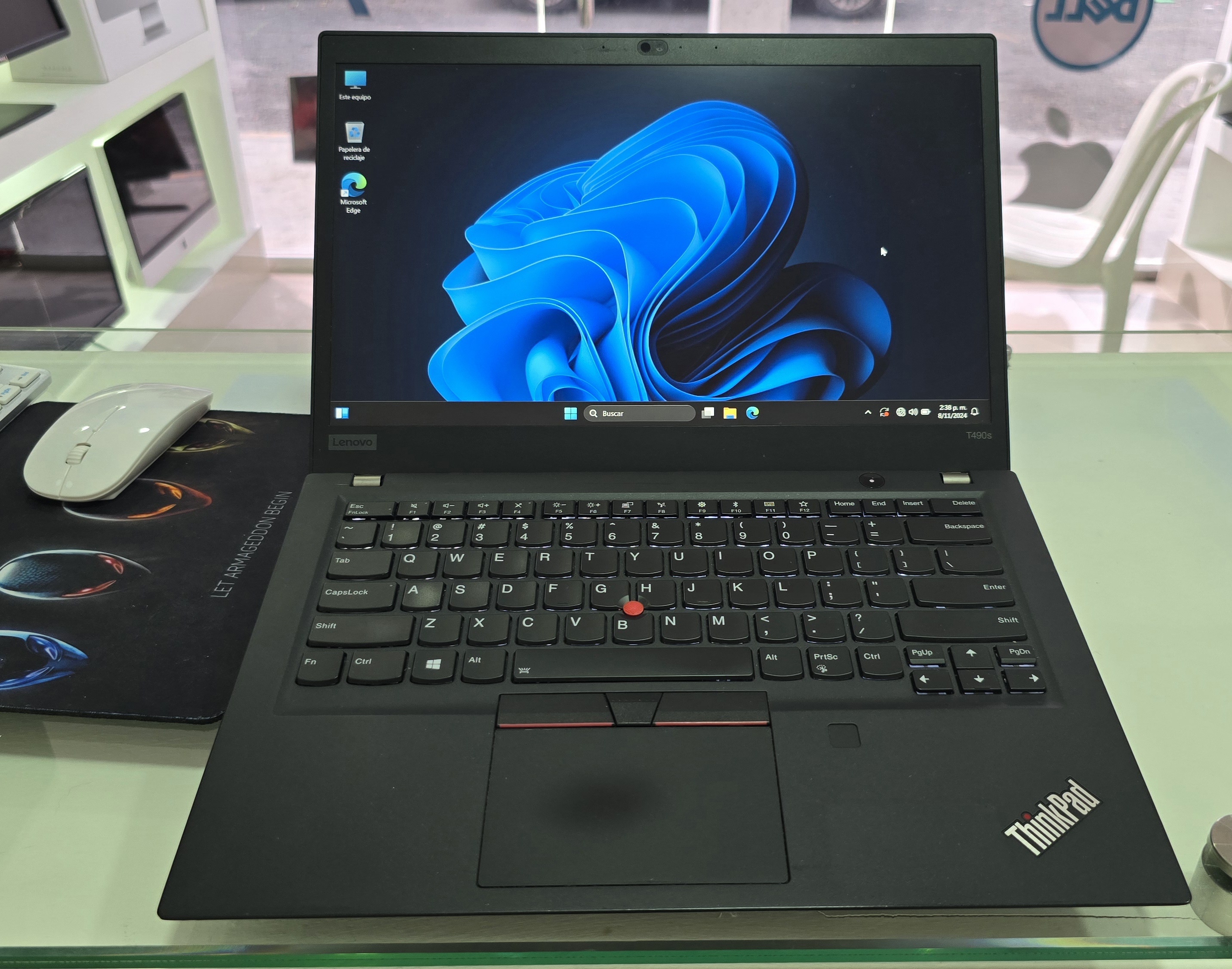 computadoras y laptops - lenovo T490s Slim 14 Pulg Core i7 8va Gen Ram 16gb ddr4 Disco 512gb SSD  0