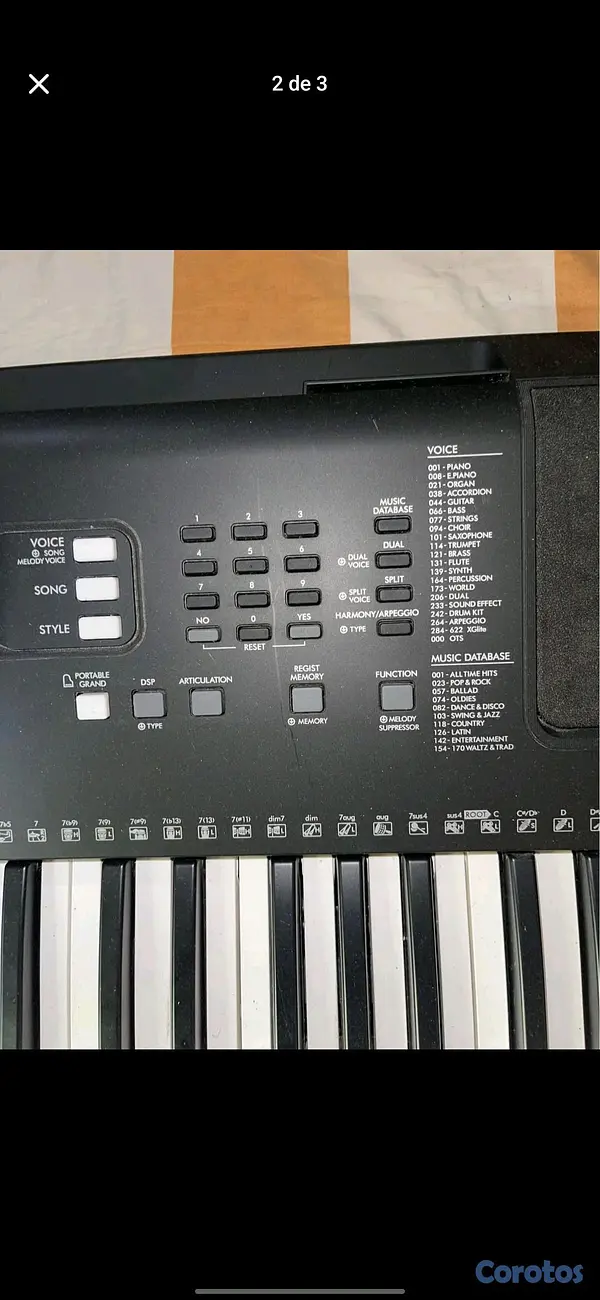 otros electronicos - teclado eléctrico, yamaha_PSR- E373 3