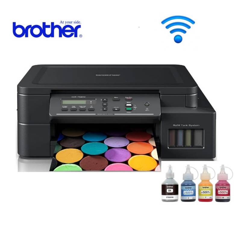 impresoras y scanners - IMPRESORA BROTHER DCPT520DW, MULTIFUNCIONAL COPIA SCANER E IMPRESION 4