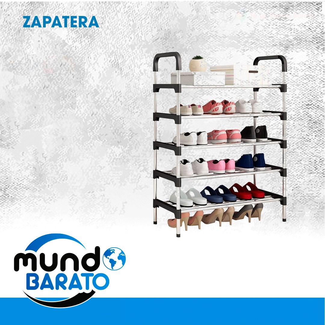 decoración y accesorios - Zapatera Grande 18 pares rack de zapatos Armable 5 Niveles 1