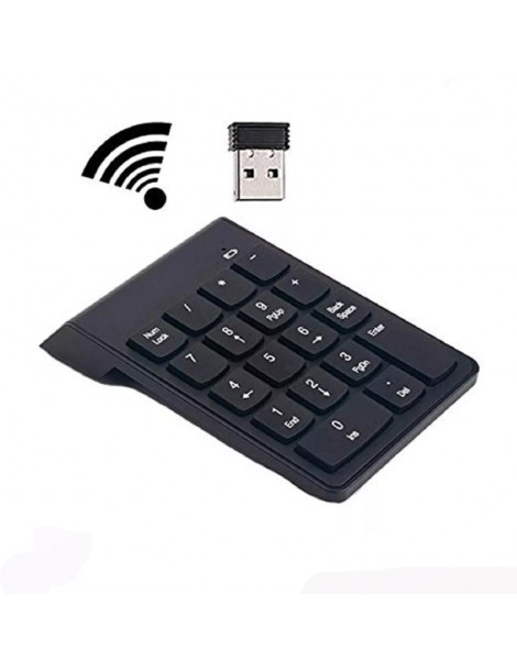 accesorios para electronica - Teclado numérico Bluetooth usb o inalámbrico delgado de 18 teclas, laptop/pc 1
