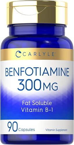 Salud y Equipamiento Médico - Benfotiamina 300mg 90 Capsulas | Vitamina B1 | Promueve El A 2