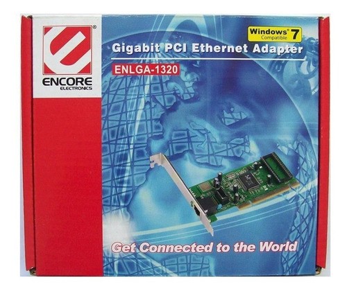 computadoras y laptops - Tarjeta de red Encore Gigabit  Ethernet 10/100/1000 PCI
ENLGA-1320