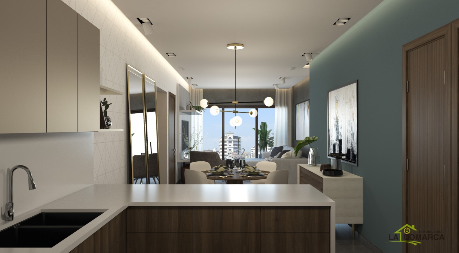 apartamentos - Moderno apartamento de venta en SANTO DOMINGO 1