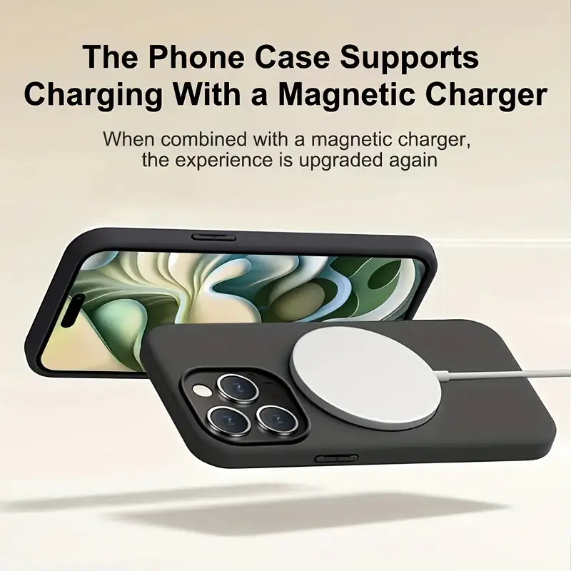 accesorios para electronica - Protector iPhone Pro 13 Beige Magnético  2