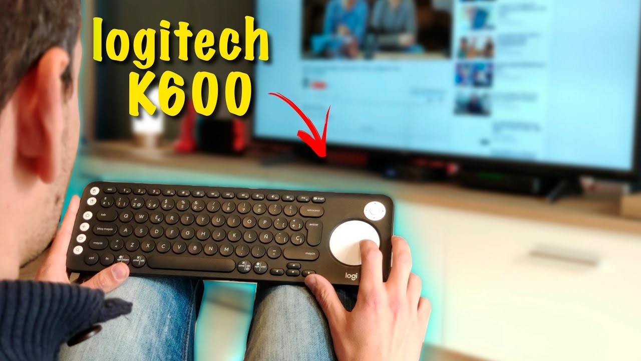 computadoras y laptops - TECLADO LOGITECH K600 PARA SMART TV, CON TOUCHPAD INTEGRADO, VERSION ESPAÑOL 0