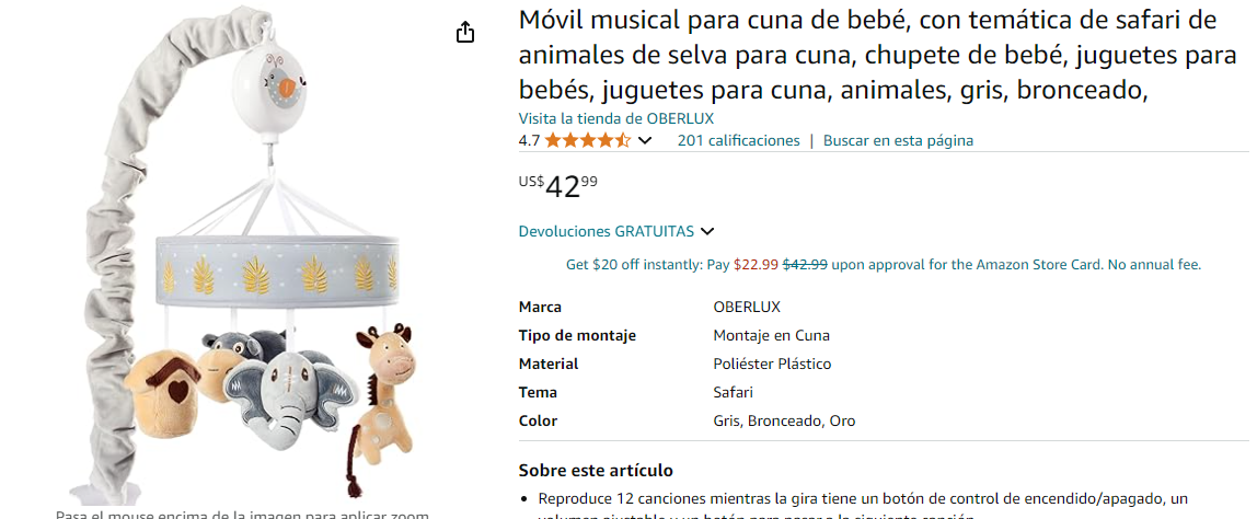 accesorios - Accesorio para cuna