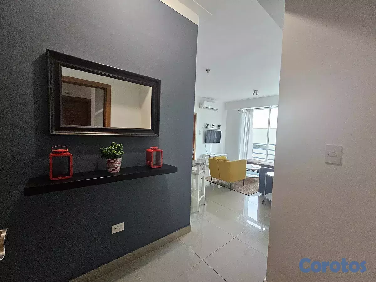 apartamentos - Ensanche Naco | Apto 1 Hab Amueblado con gym y par 2