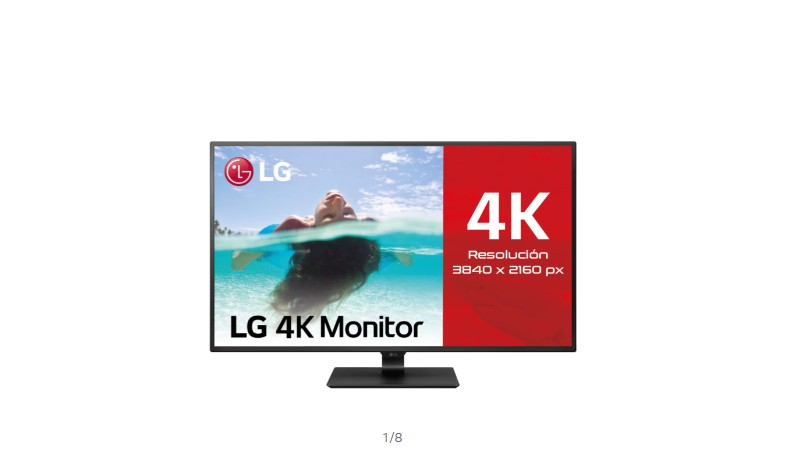 computadoras y laptops - Monitor LG UHD Profesional de 43`` - 4K - 60Hz - 43UN700