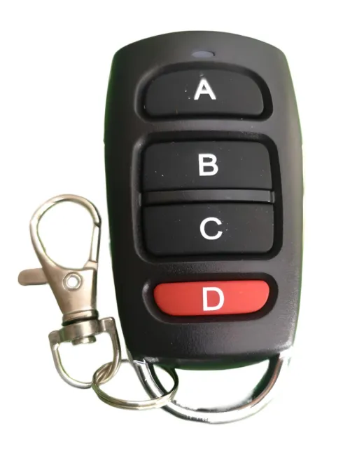 otros electronicos - CONTROL DE PORTON ABCD NEGRO