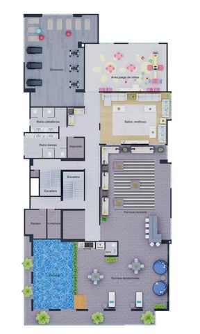 apartamentos - Apartamento en venta con los mejores espacios para compartir a cada instante. 6