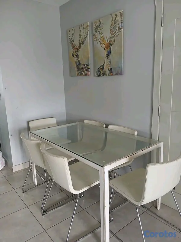muebles y colchones - COMEDOR EN HIERRO CONTEMPORANEO  2