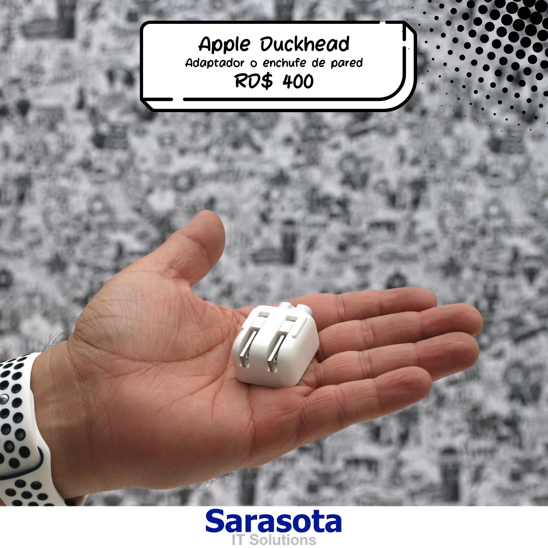 accesorios para electronica - Adaptador o enchufe de pared duckhead de apple (para Cargador o Fuente)