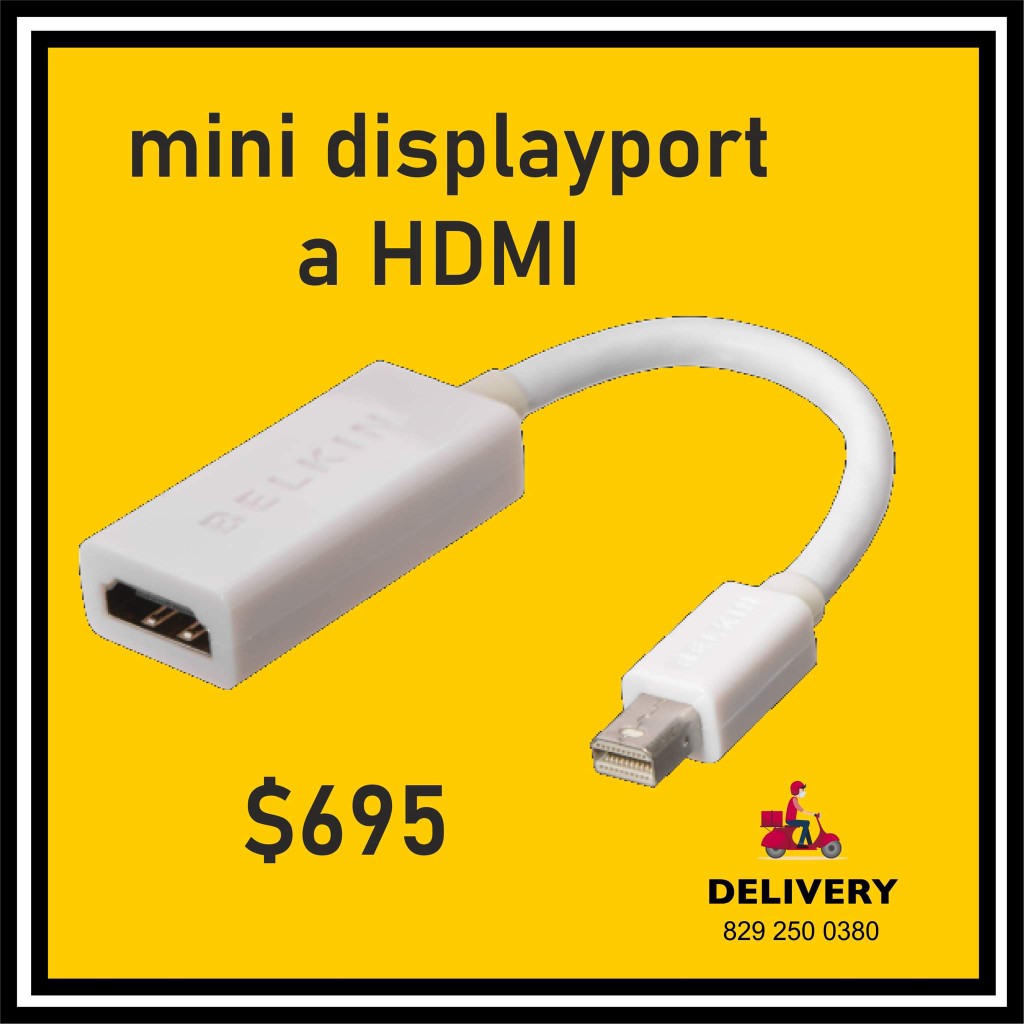 computadoras y laptops - Adaptador mini displayport a HDMI