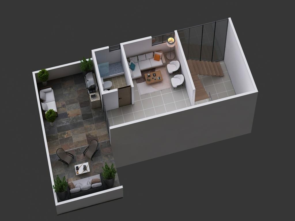 apartamentos - Apartamento en venta en Jardines del Sur, Santiago.  6