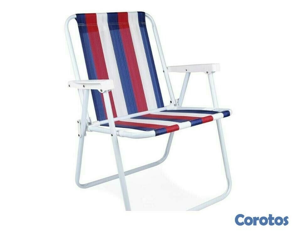 decoración y accesorios - Silla de Playa plegable en Aluminio diferentes modelos de tejido a rayas
 1