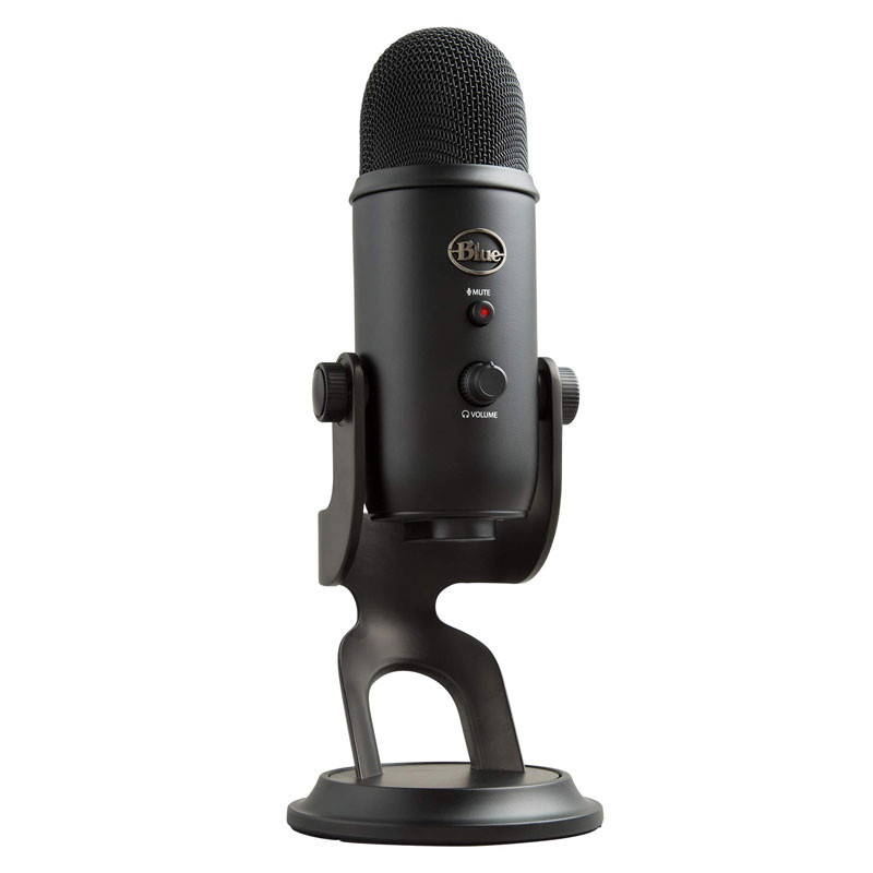 camaras y audio - Blue Yeti Microfono USB de Estudio para Podcast Youtube Videojuegos y Streaming 1