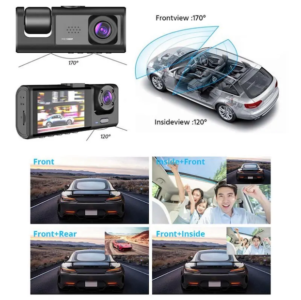 otros electronicos - dual camara para vehículo 🚗  3