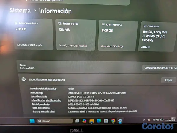 computadoras y laptops - Computadora DELL    i7  6