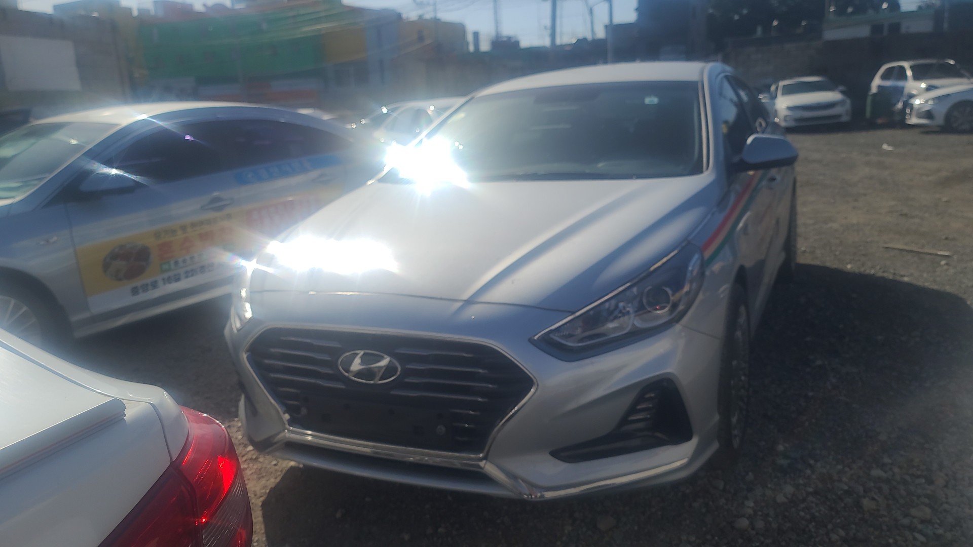 carros - HYUNDAI SONATA NEW RISE 2019 GRIS 1