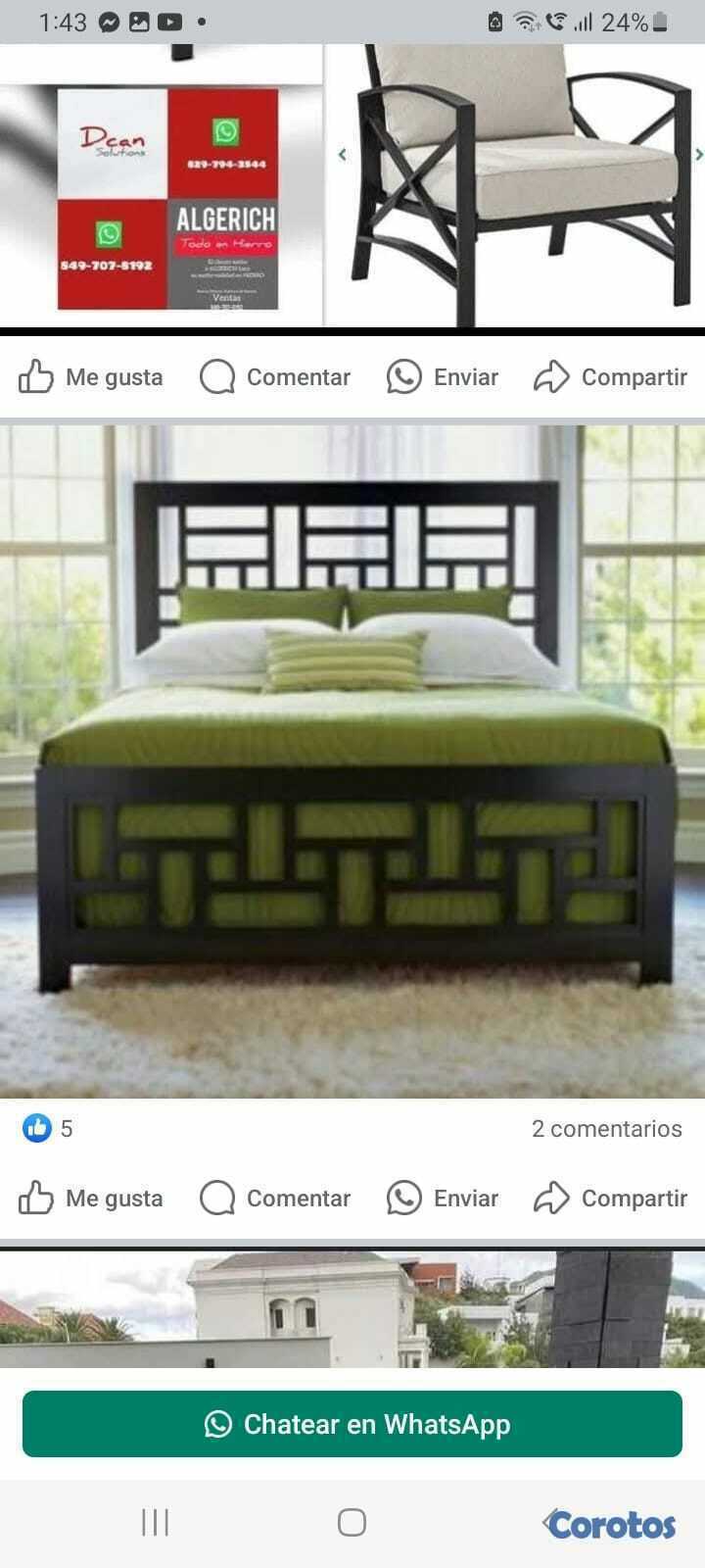 muebles y colchones - DIOS le bendiga. Los clientes sueñan y en Algerich lo hacemos realidad en hierro 8