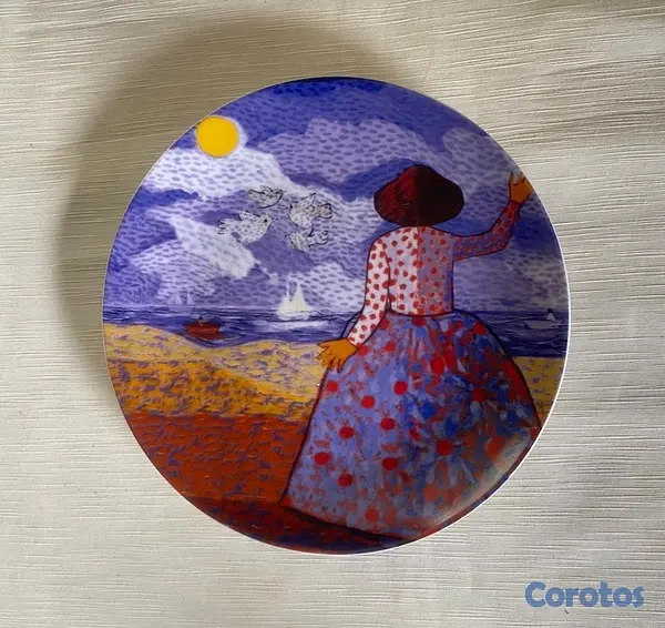 decoración y accesorios - PLATOS Y CENICEROS DE ARTE DE CAFE 3