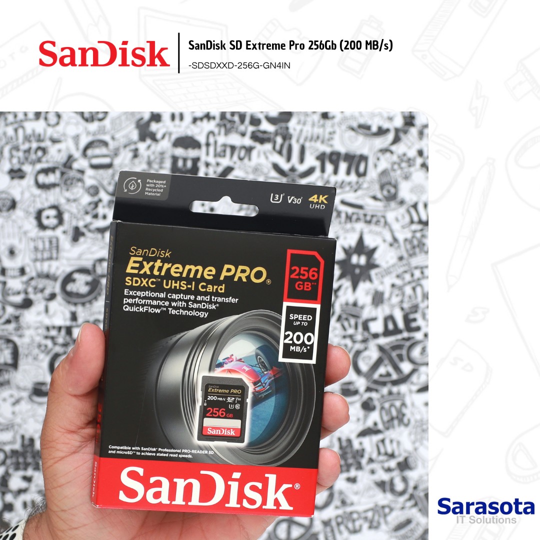 accesorios para electronica - Memoria SD 256Gb SanDisk Extreme Pro (200 MB/s) 1