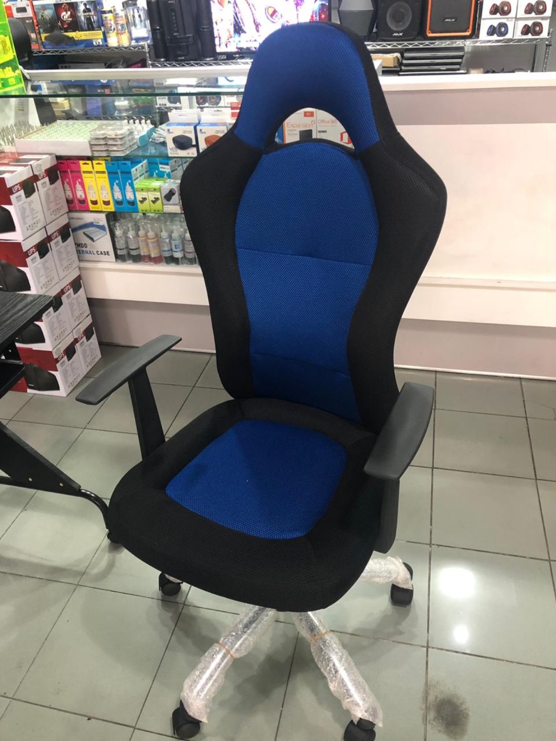 muebles y colchones - SILLA GAMER CON RESPALDO ALTO
