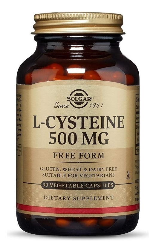 Salud y Equipamiento Médico - L-cysteine 500 Mg Solgar, 90 Cápsulas Vegetales 1