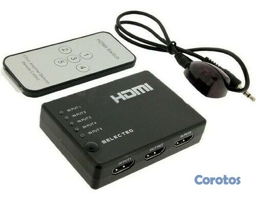 computadoras y laptops - SWITCH Venlogic HDMI 5x1 (Mod. DY705)1080p, control remoto