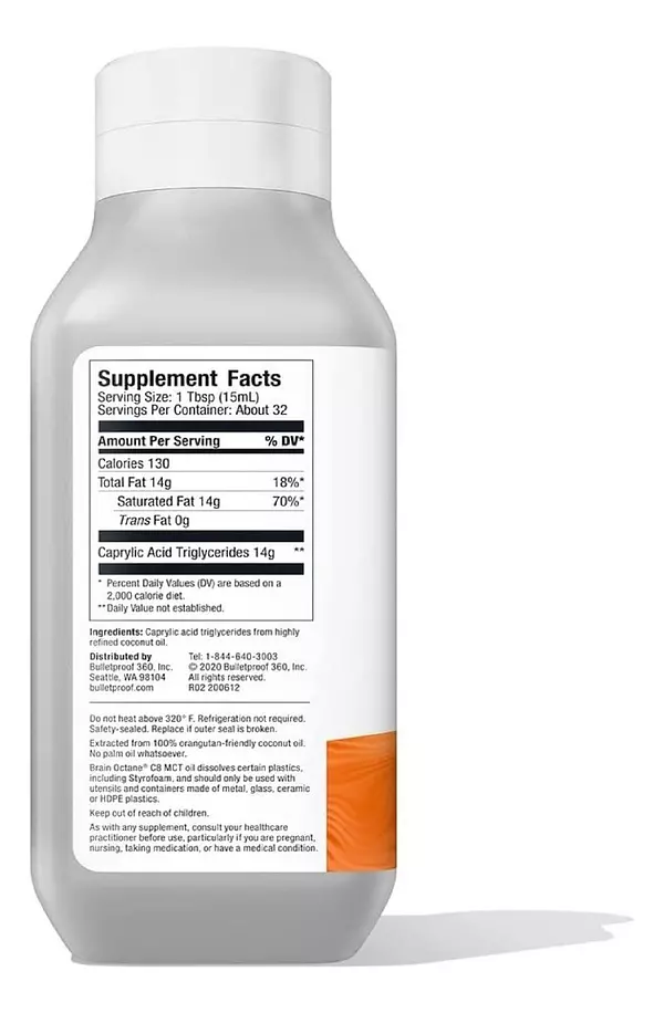 Salud y Equipamiento Médico - Aceite Octano Cerebral Fuente Confiable de Rápida Energia 16 Oz 2