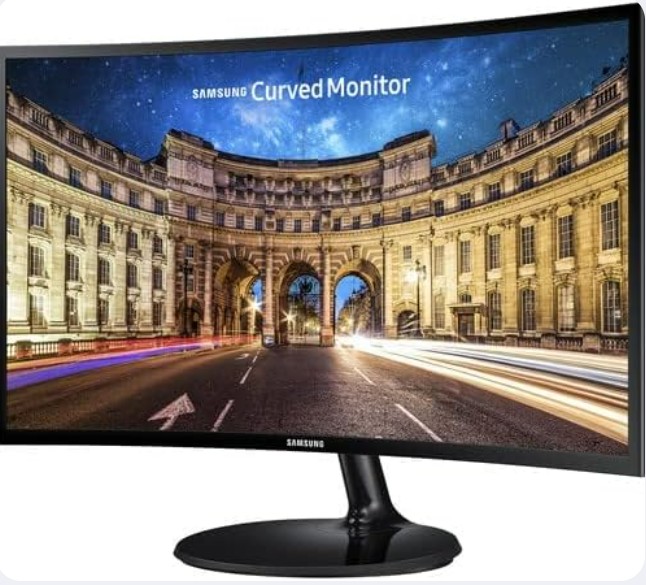 computadoras y laptops - Monitor Sansung 24" CF390 Curved LED Monitor