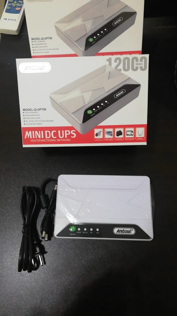 accesorios para electronica - Mini UPS DC: Respaldo fiable para CCTV, routers  2