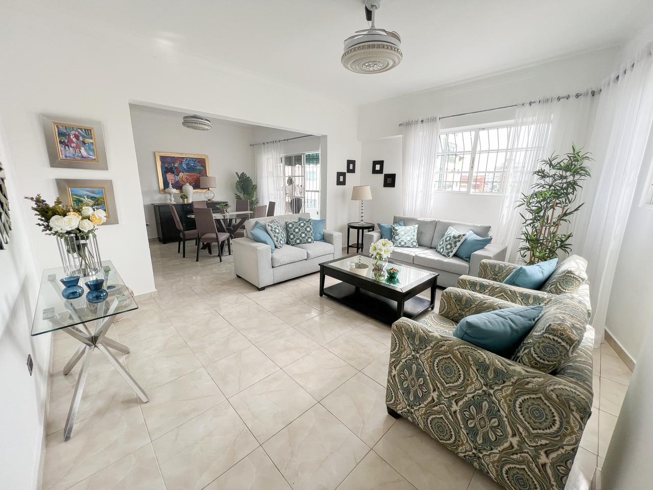 apartamentos - Renacimiento, Apartamento Sin Mobiliarios En Alquiler De 3 Habitaciones