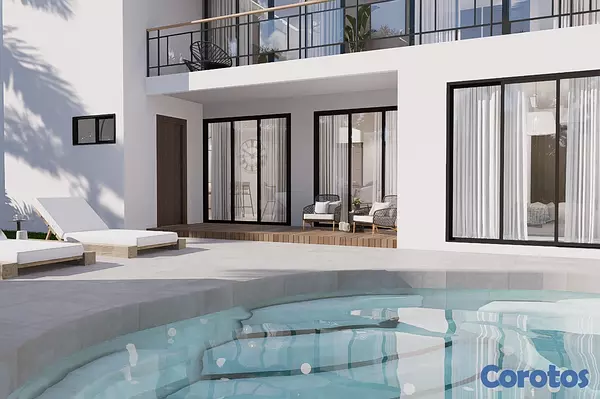 casas vacacionales y villas - Villa moderna en venta en bávaro punta cana en construcción  4