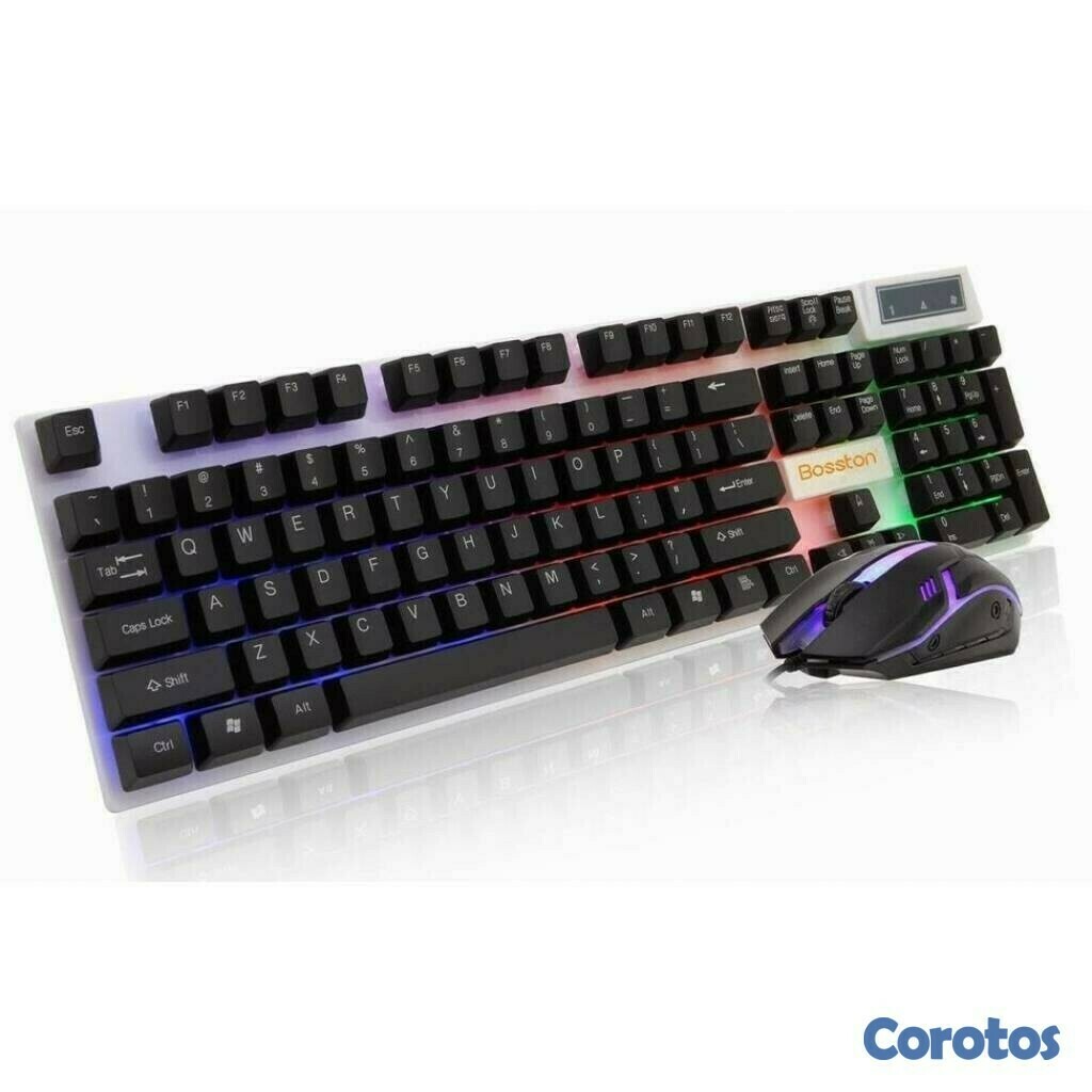 celulares y tabletas - Teclado y Mouse Gamer Bosston 8310 Retro iluminado 1