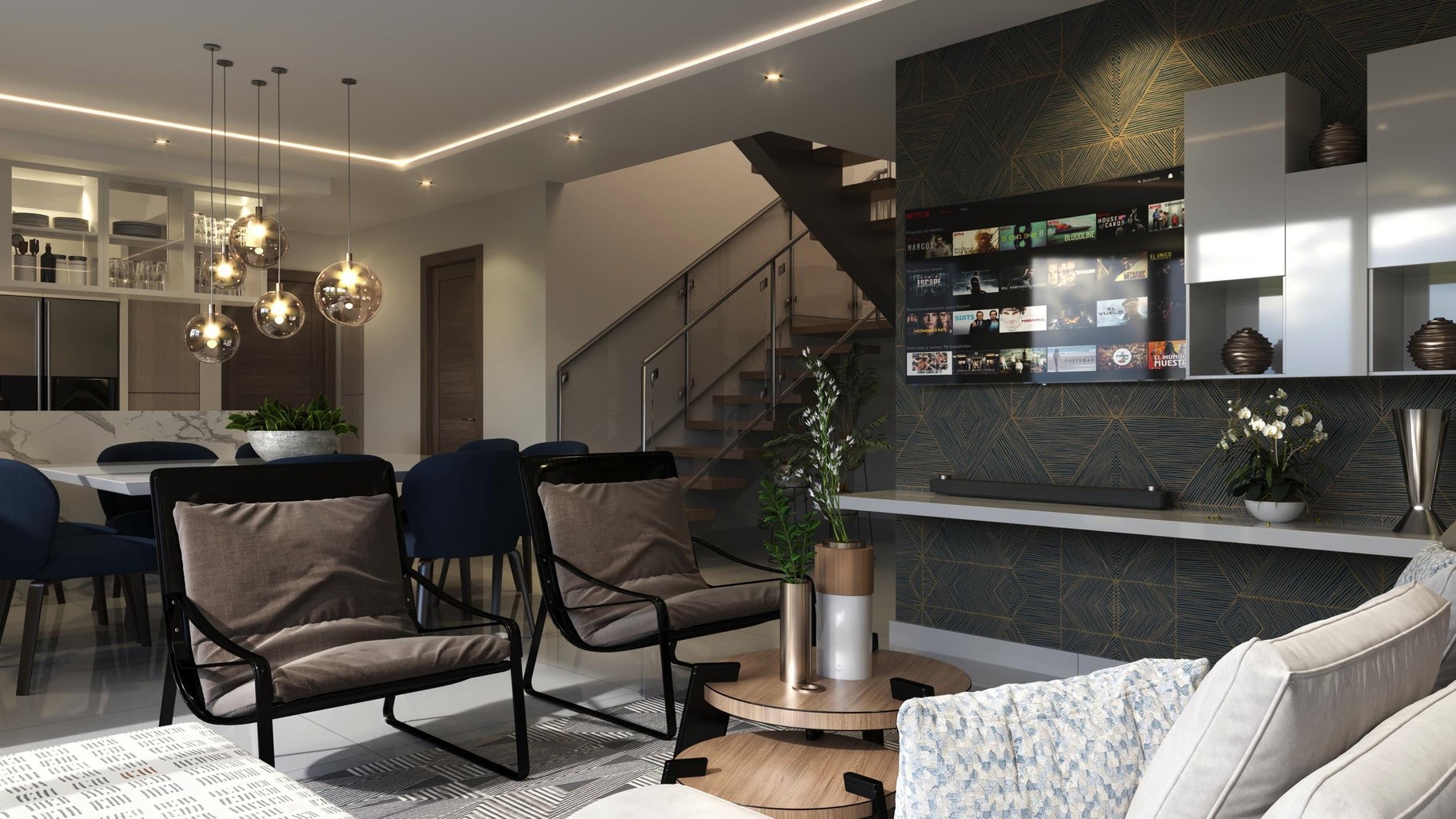 apartamentos - Apartamento con amplio lobby de dos habitaciones en Naco 3