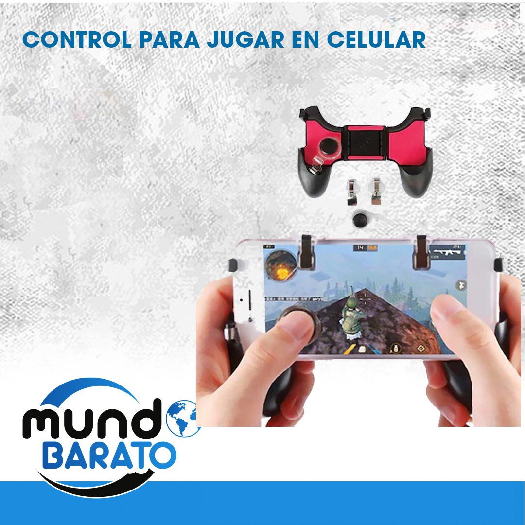 otros electronicos - Control para Celular Jugar 5 en 1 Android Ios Iphone con gatillos botones l y r 