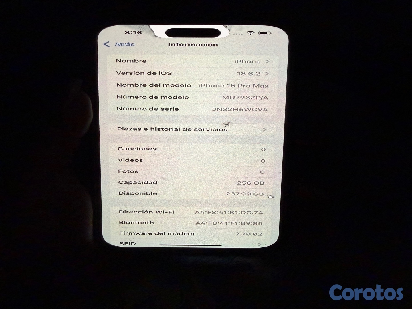 celulares y tabletas - iPhone, 15 Pro Max de 256  4
